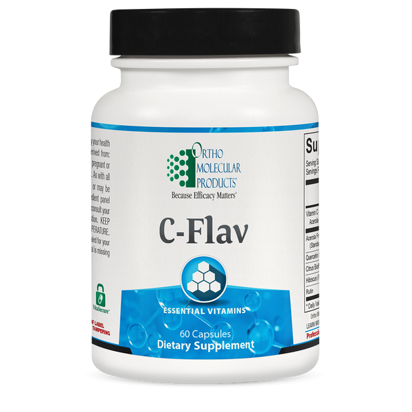 C-FlavCreated from multiple sources rich in vitamin C, C-Flav includes antioxidant protection and enhances immune function. The formula helps support healthy collagen synthesis and connective tissue maintenance.