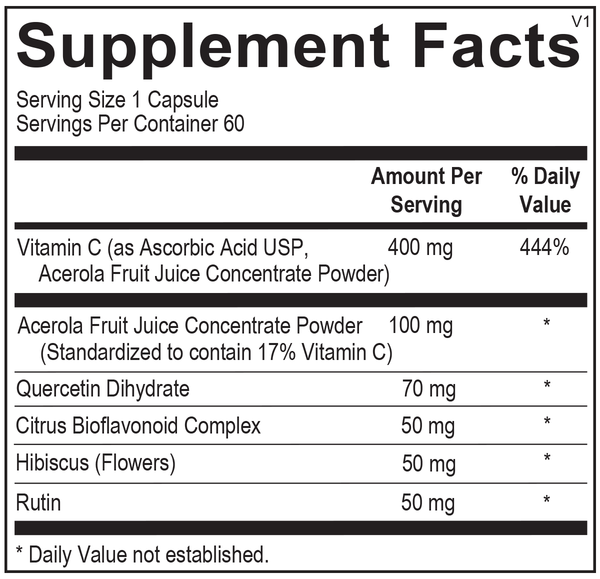 C-FlavCreated from multiple sources rich in vitamin C, C-Flav includes antioxidant protection and enhances immune function. The formula helps support healthy collagen synthesis and connective tissue maintenance.