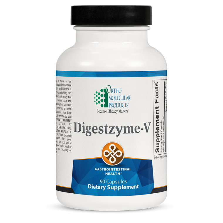 Digestzyme-V is a comprehensive, vegetarian blend of enzymes designed to support digestion and help unlock nutrition from food
