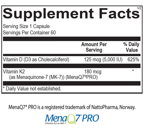 K-FORCEVitamins K and D act in synergy in the process of supporting and maintaining bone, cardiovascular and immune health. Ortho Molecular Products is the exclusive provider of MenaQ7® PRO, the most widely studied form of vitamin K2 as MK-7