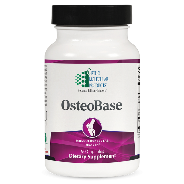 OsteoBase provides essential vitamins and minerals for healthy bone density.