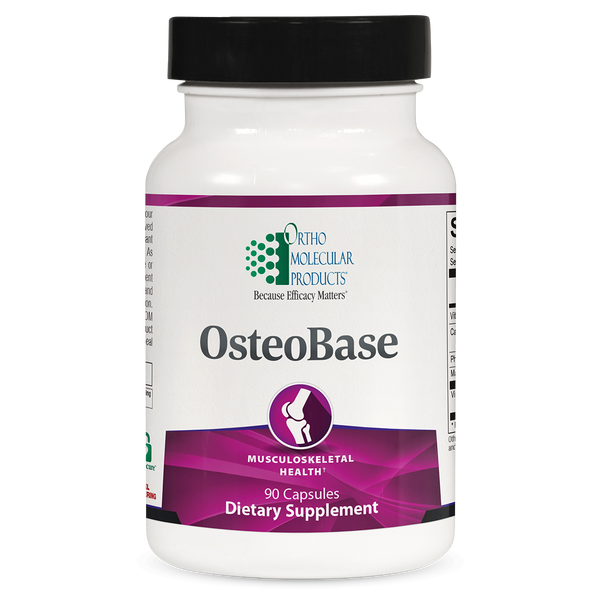 OsteoBase provides essential vitamins and minerals for healthy bone density.