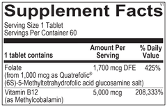 Methyl B12 includes a concentrated and bioavailable source of two key B vitamins: B12 and folate. This comprehensive blend helps support numerous systems in the body.